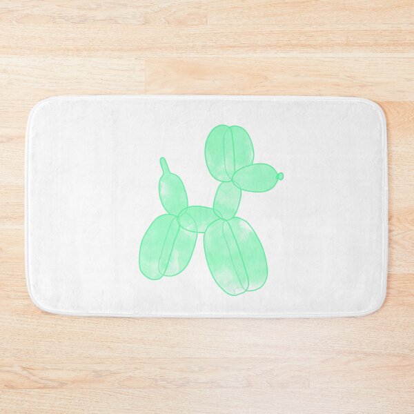 Item preview, Neon Balloon Dog - Green on White designed and sold by FoxfireStardust.