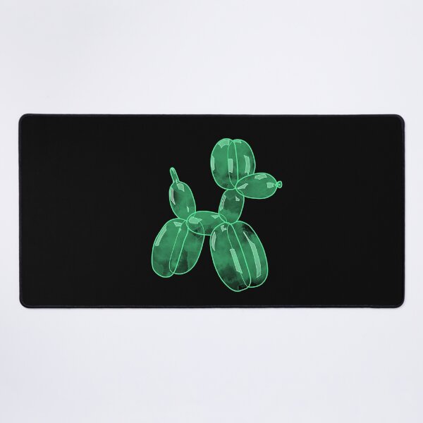 Item preview, Neon Balloon Dog - Green on Black designed and sold by FoxfireStardust.