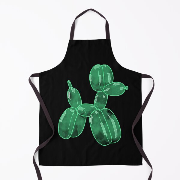 Item preview, Neon Balloon Dog - Green on Black designed and sold by FoxfireStardust.