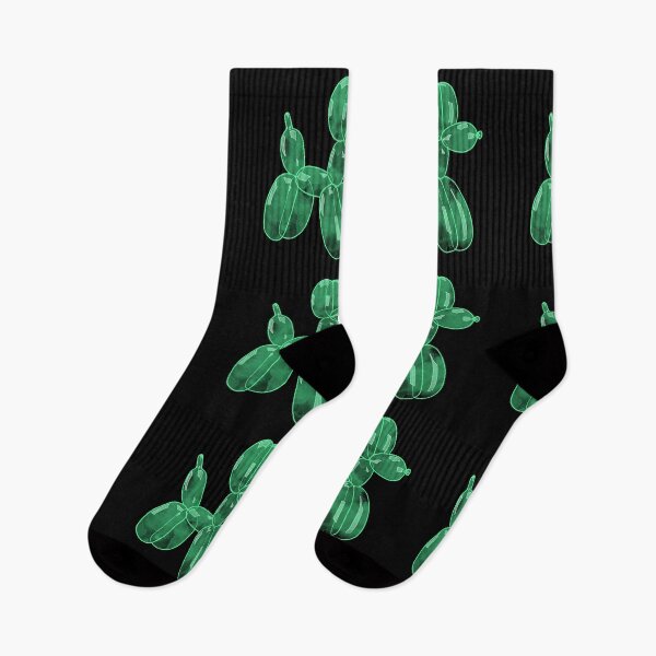 Item preview, Neon Balloon Dog - Green on Black designed and sold by FoxfireStardust.