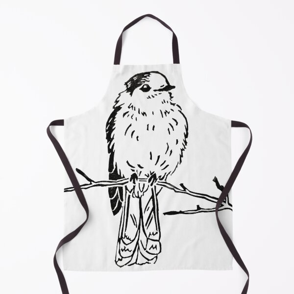 Item preview, Canada Jay Block Print designed and sold by Mushroom-Lad.
