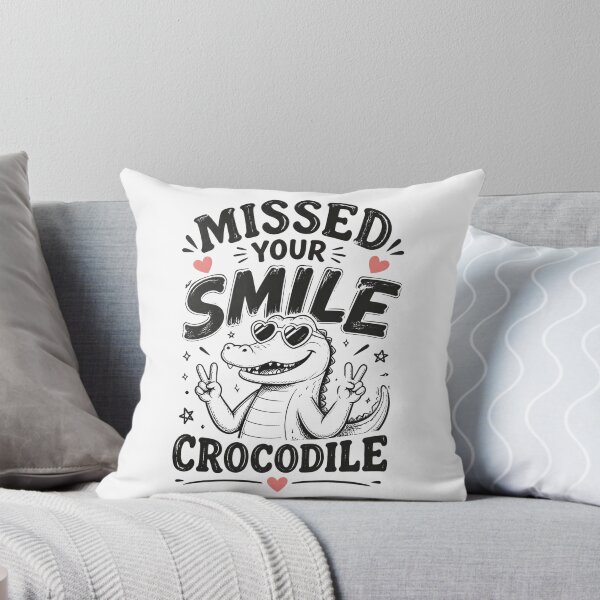Item preview, Missed Your Smile Crocodile 3 designed and sold by Positive&FunnyThings.