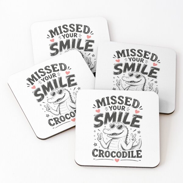 Item preview, Missed Your Smile Crocodile 3 designed and sold by Positive&FunnyThings.