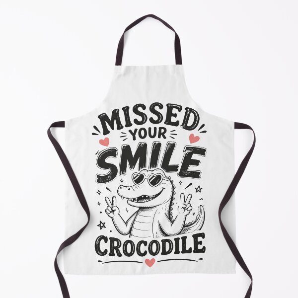 Item preview, Missed Your Smile Crocodile 3 designed and sold by Positive&FunnyThings.
