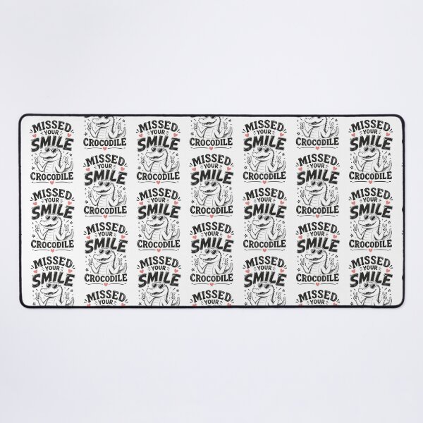 Item preview, Missed Your Smile Crocodile 3 designed and sold by Positive&FunnyThings.