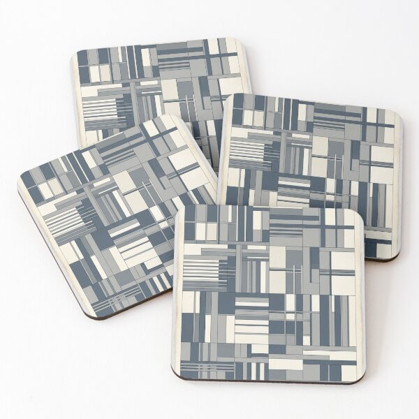 Item preview, Slate Composition – Architectural Geometric Abstraction Print designed and sold by Zaramodo.
