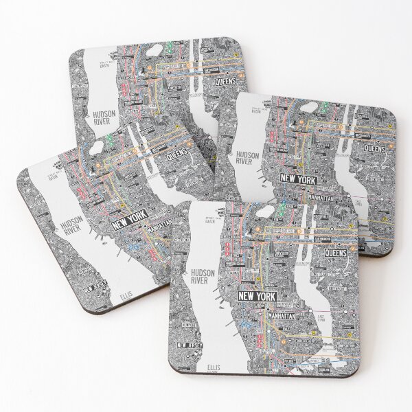 Item preview, New York city subway map NYC designed and sold by oliver polanski.