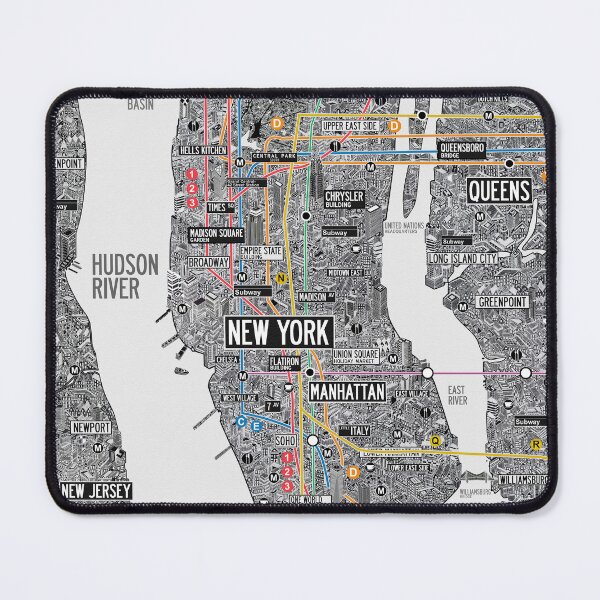 Item preview, New York city subway map NYC designed and sold by oliver polanski.