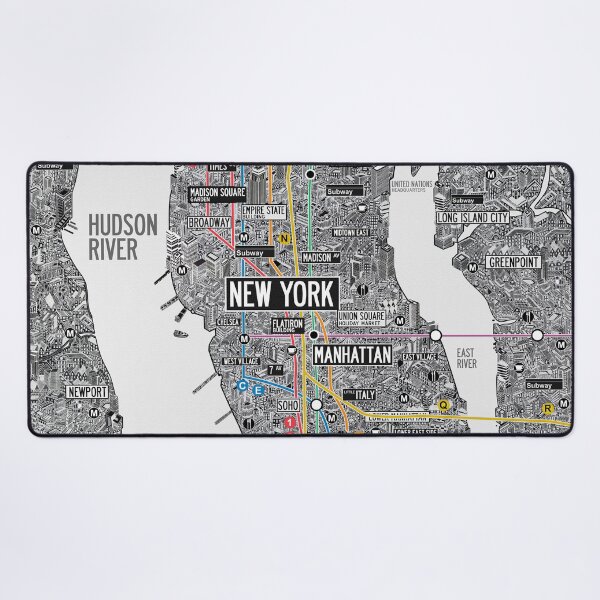 Item preview, New York city subway map NYC designed and sold by oliver polanski.