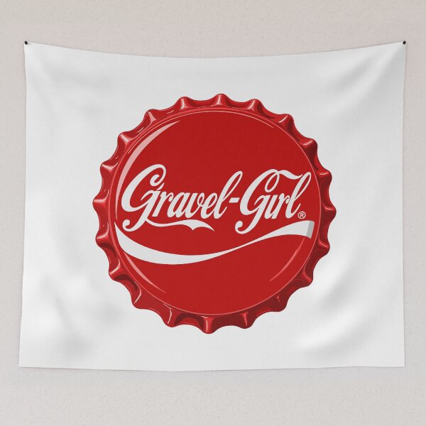 Aperçu de l'œuvre Bouchon de bouteille Gravel Girl créée et vendue par TheYeahStore.