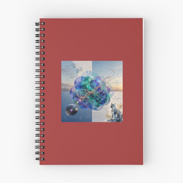 Item preview, Quantum Physics Abstract Art - Science and Universe Illustration designed and sold by Breezes-of-Ida.