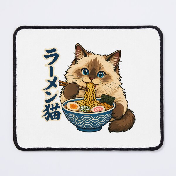 Item preview, Japanese Ramen Cat Anime Cozy Noodle Lover designed and sold by chattsuede.