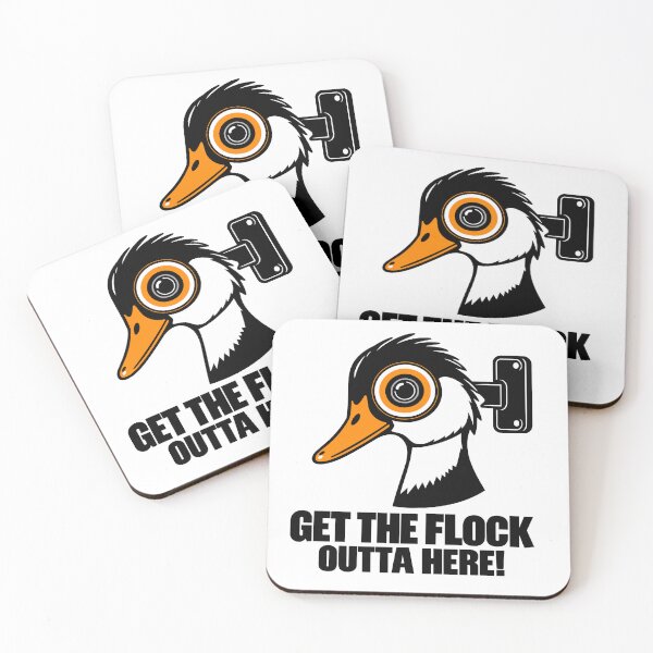 Item preview, Get the Flock Outta Here Shirt | Anti Surveillance Camera Tee | Privacy Rights Activist Gift | Funny Duck Pun T-Shirt designed and sold by GetTheFlockOutShop.