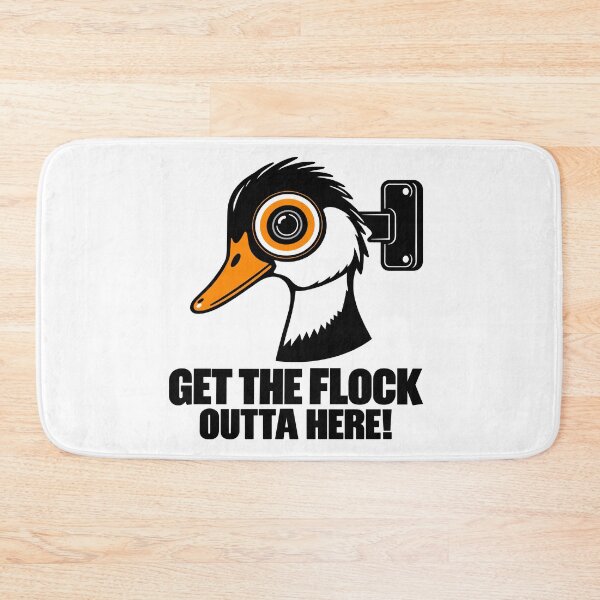 Item preview, Get the Flock Outta Here Shirt | Anti Surveillance Camera Tee | Privacy Rights Activist Gift | Funny Duck Pun T-Shirt designed and sold by GetTheFlockOutShop.