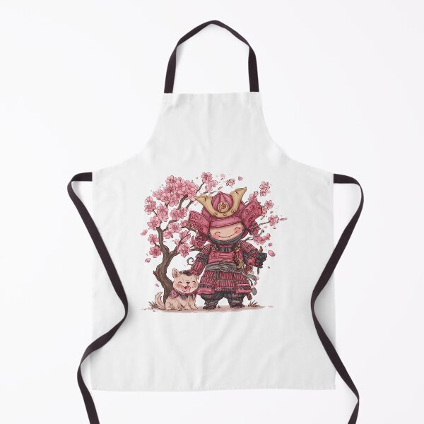 Item preview, chibi samurai warrior with puppy designed and sold by cutemakerotart.