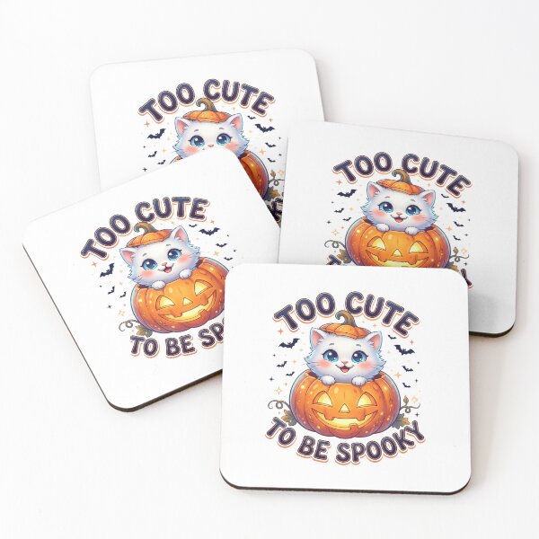 Item preview, Too Cute To Be Spooky Cute Halloween Cat Pumpkin designed and sold by 1smillaundfiete.