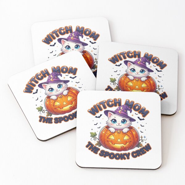 Item preview, Witch Mom The Spooky Crew Cute Halloween Cat designed and sold by 1smillaundfiete.