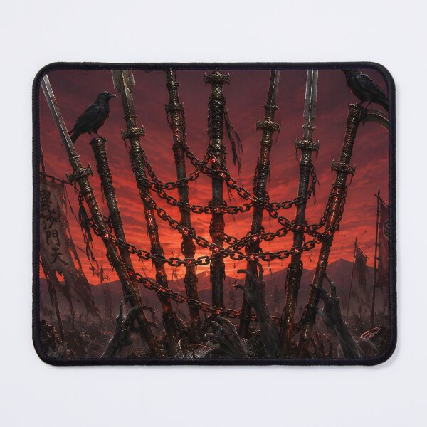 Item preview, Seven Cursed Spears Japanese Dark Fantasy Art designed and sold by MouradStudio.