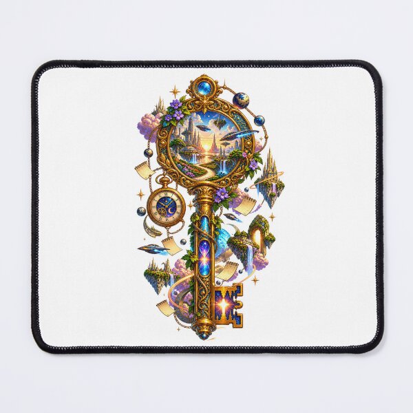 Item preview, Enchanted Celestial Timekeeper | Magical Floating City Fantasy designed and sold by MrDev.