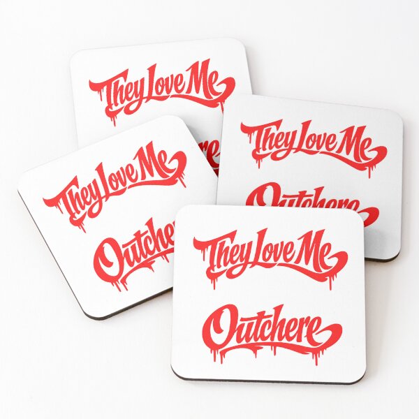 Item preview, They Love Me Outchere – Bold Drip Lettering Streetwear  designed and sold by FrozenHeat97.