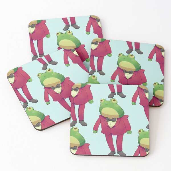 Item preview, frog in suit designed and sold by MixiLunar.