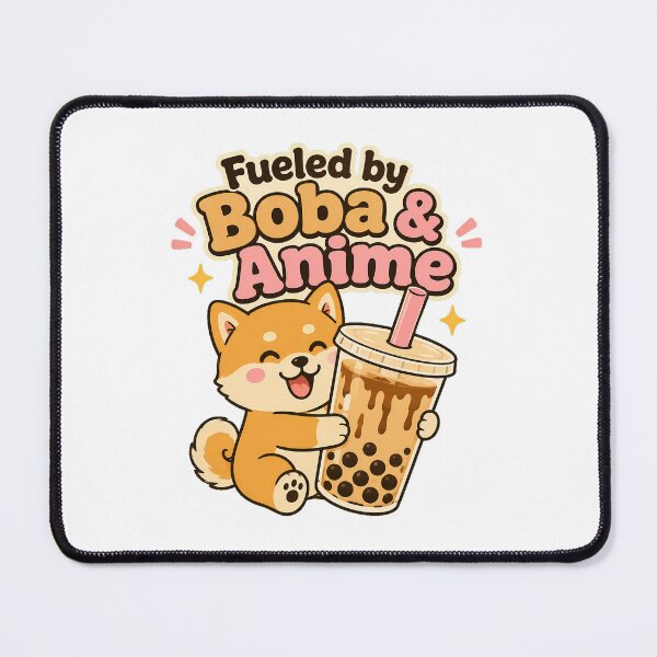 Item preview, Shiba Inu Boba Tea Anime Bubble Tea Lover designed and sold by chattsuede.