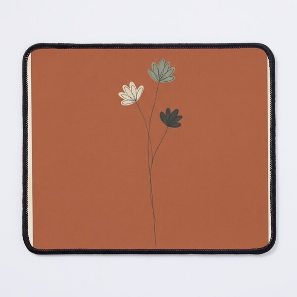 Item preview, Wild Stem in Terracotta – Minimalist Floral Line Art Illustration designed and sold by Zaramodo.