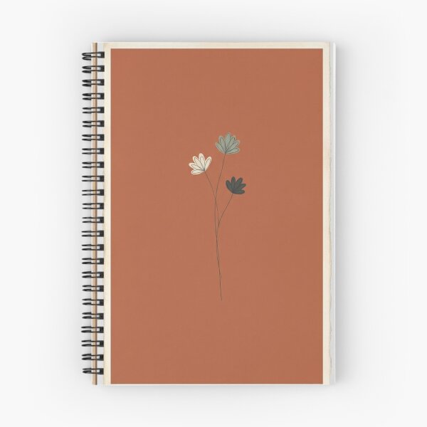 Item preview, Wild Stem in Terracotta – Minimalist Floral Line Art Illustration designed and sold by Zaramodo.