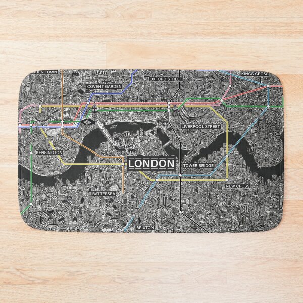 Item preview, London city map designed and sold by oliver polanski.