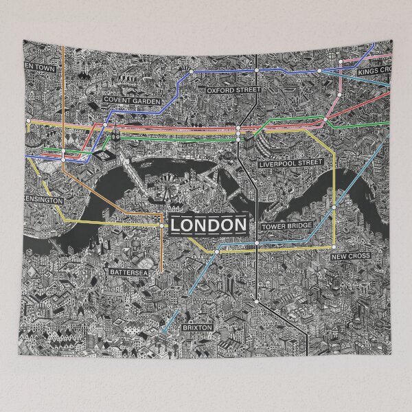 Item preview, London city map designed and sold by oliver polanski.