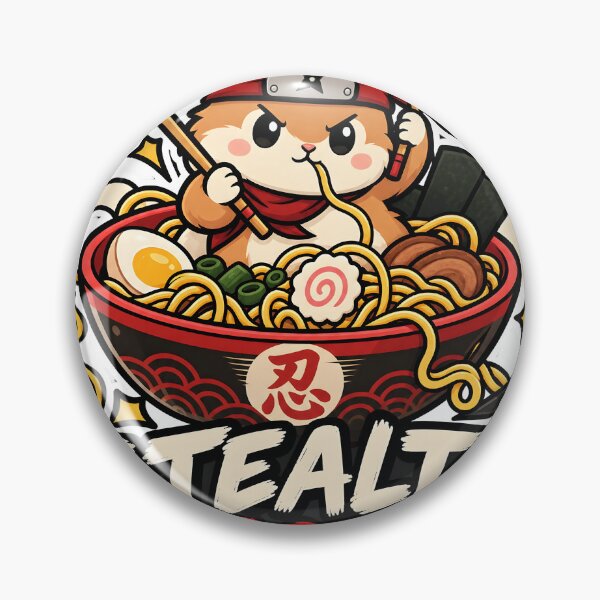 Item preview, Cute Ninja Hamster Ramen Stealth Mode designed and sold by Herodestroyer.