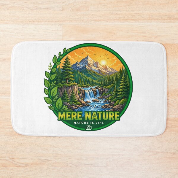Item preview, Mere Nature – Nature Is Life Mountain River Landscape designed and sold by Design Sounds Studio.