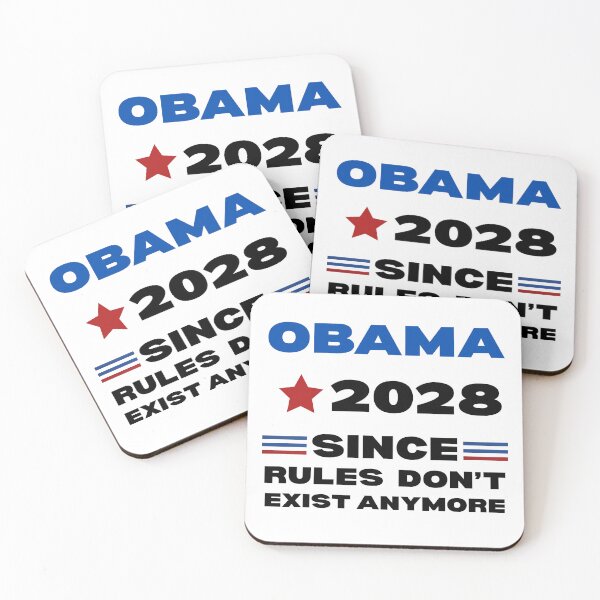 Item preview, Obama 2028 Campaign Style Patriotic Political Design designed and sold by CrystalCoastNC.