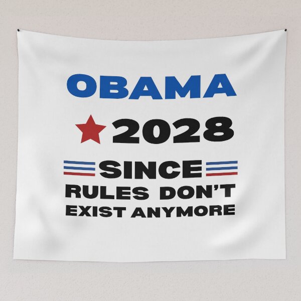 Item preview, Obama 2028 Campaign Style Patriotic Political Design designed and sold by CrystalCoastNC.