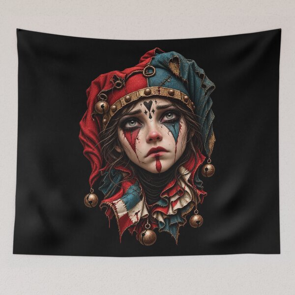 Item preview, Crimson Jester Gothic Harlequin designed and sold by Imagine Isso.