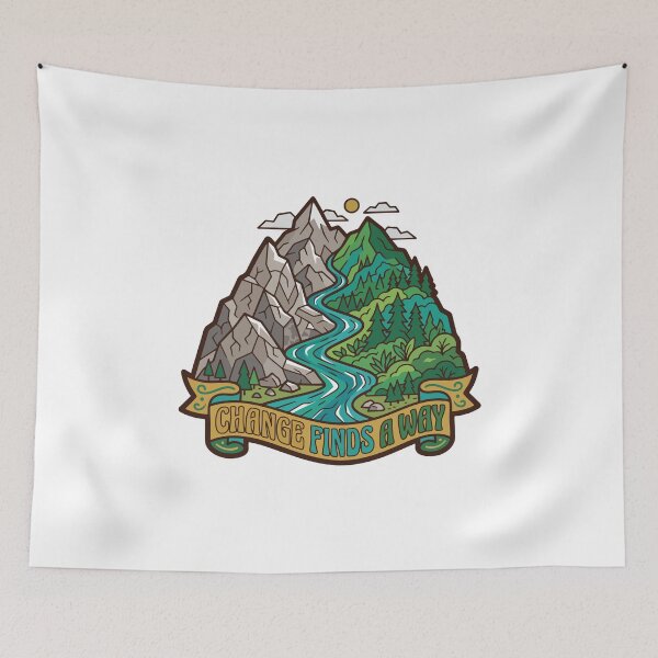 Item preview, Mountain River Landscape designed and sold by AliveStyle.