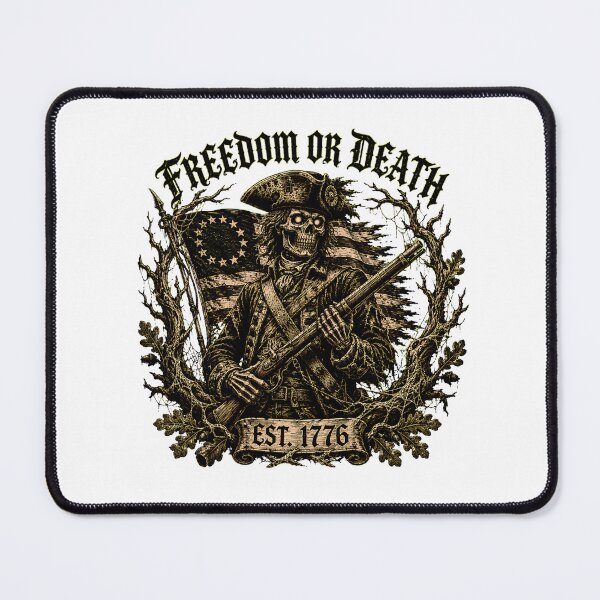 Item preview, Skeleton Revolutionary Soldier Gothic American 1776 designed and sold by chattsuede.