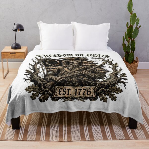 Item preview, Skeleton Revolutionary Soldier Gothic American 1776 designed and sold by chattsuede.