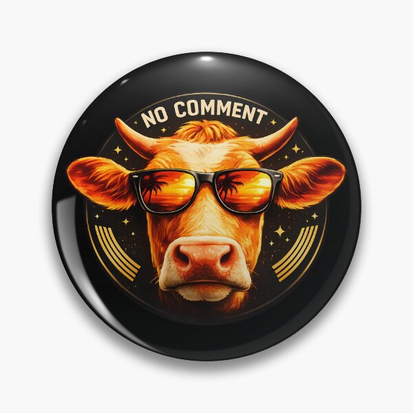 Item preview, No Comment Funny Cow  designed and sold by RetroOddity.