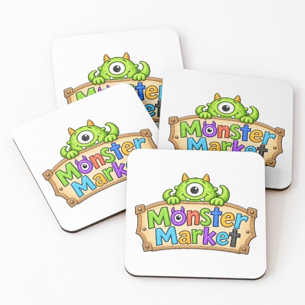 Item preview, Monster Market Logo designed and sold by MerchByEricaLiv.
