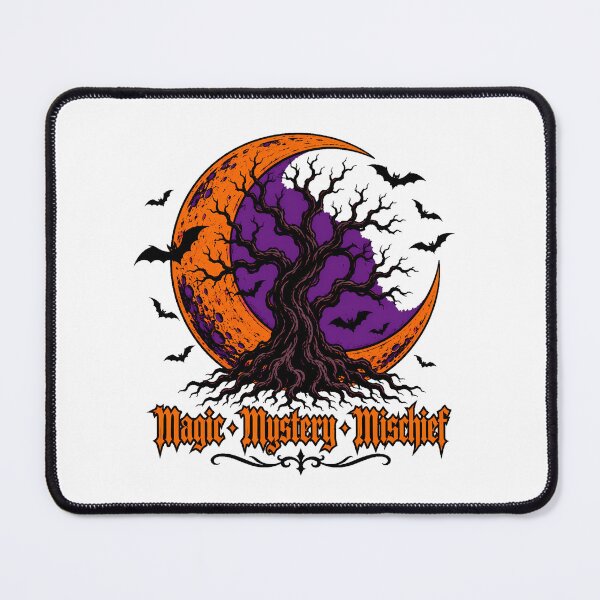 Item preview, Gothic Halloween Moon Tree Spooky Bat Night designed and sold by chattsuede.