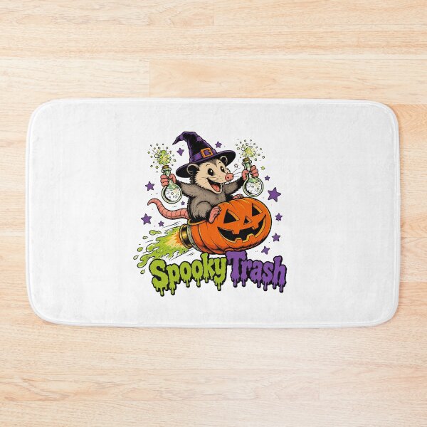 Item preview, Spooky Trash Opossum Witch Hat Halloween Rocket designed and sold by chattsuede.