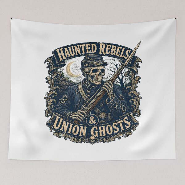 Item preview, Civil War Ghost Soldier Gothic Union Halloween designed and sold by chattsuede.