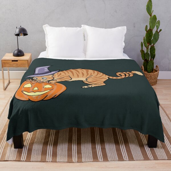 Item preview, Cat Witch Hand Drawn Halloween Pumpkin Aesthetic Illustration designed and sold by LeshanArt.