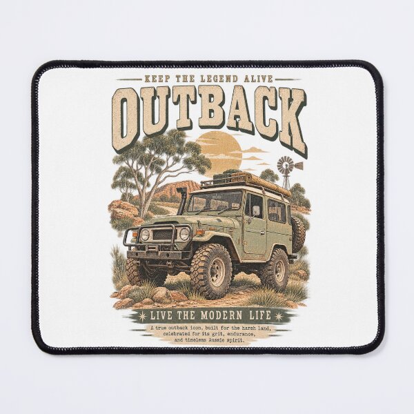 Item preview, Keep The Legend Alive Vintage Outback 4x4 Offroad Retro 4WD Australia designed and sold by Yellowriversss.