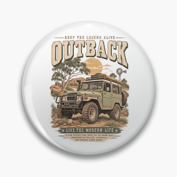 Item preview, Keep The Legend Alive Vintage Outback 4x4 Offroad Retro 4WD Australia designed and sold by Yellowriversss.