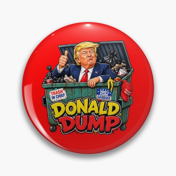 Item preview, Donald Dump Anti-Trump Political Parody – Funny Satire Protest designed and sold by rua93brasil.