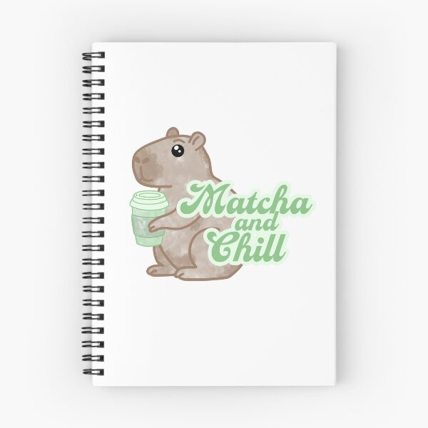 Item preview, Matcha and Chill Capybara designed and sold by FoxfireStardust.