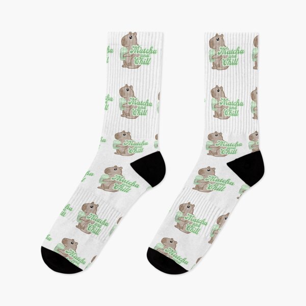 Item preview, Matcha and Chill Capybara designed and sold by FoxfireStardust.