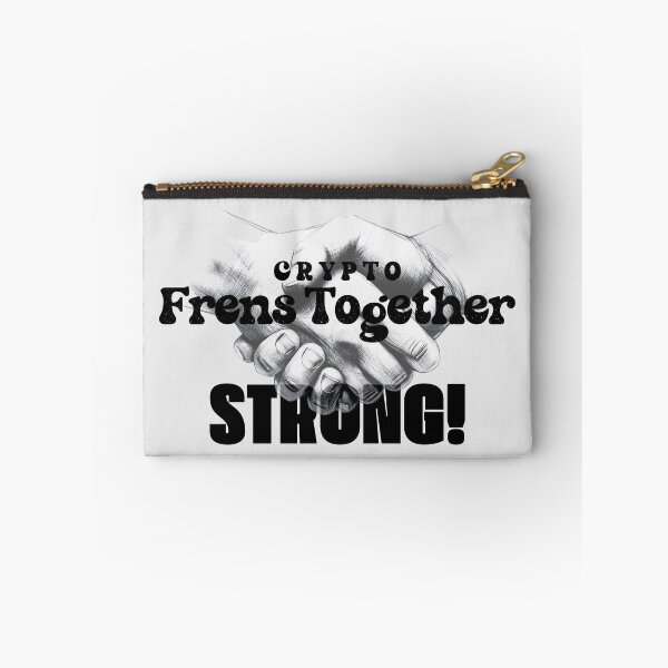 Item preview, Crypto Together Strong Blockchain Handshake Art designed and sold by AXENT Designs.